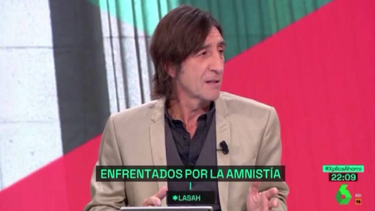 Benjamín Prado durante una de sus intervenciones en 'La Sexta Xplica' en la que ha afirmado que Puigdemont no ha matado a nadie mientras que las política de Vox sí que lo hacen.