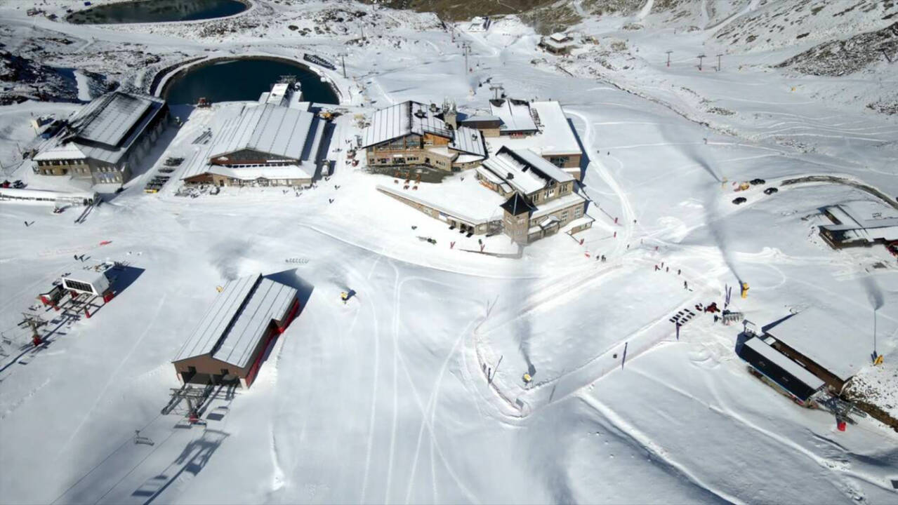 Imagen de la estación de esquí de Sierra Nevada en Granda, este mes de diciembre.