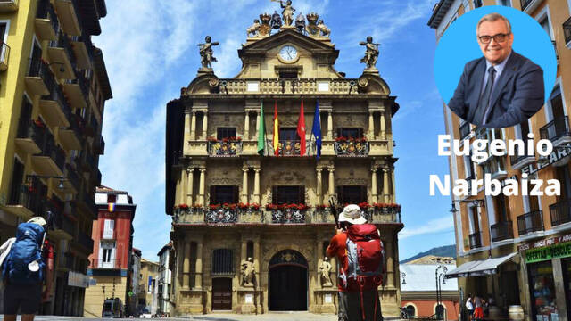 “Navarra no se vende”, grito contra el inminente cambio de alcalde en Pamplona