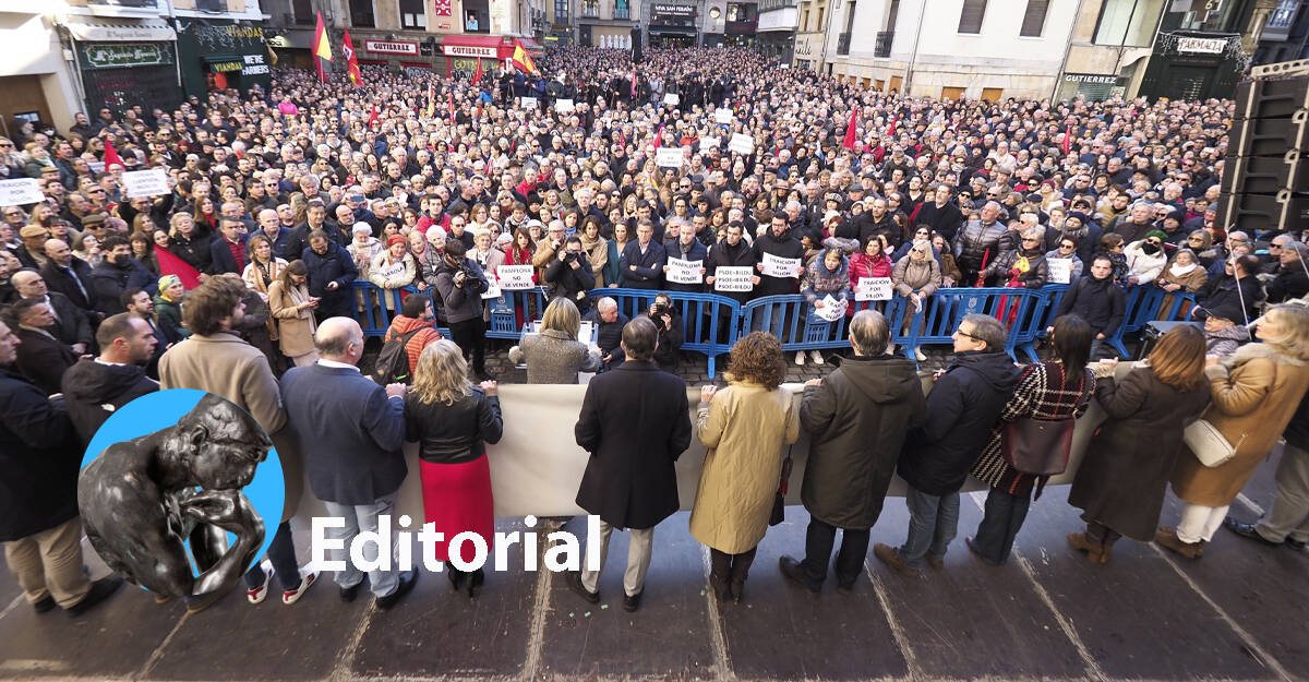Manifestación en Pamplona