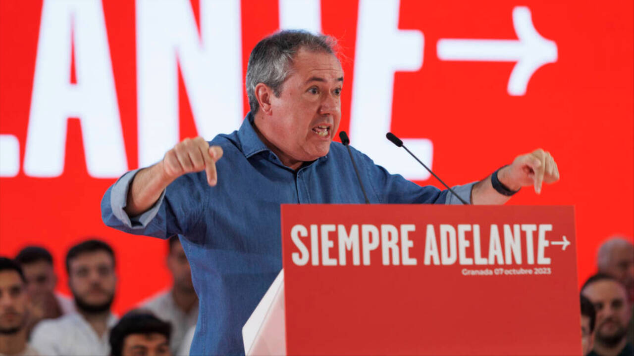El secretario general del PSOE-A y portavoz en el Senado, Juan Espadas.