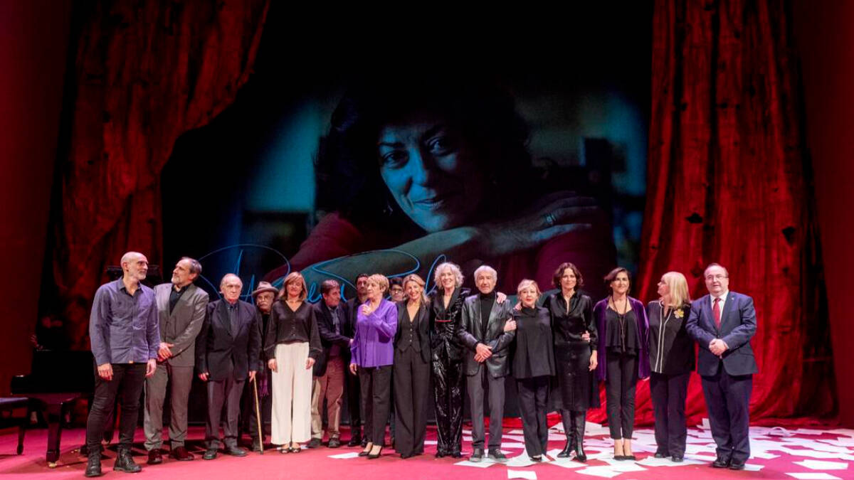 Homenaje a Almudena Grandes, organizado en la Academia de Cine en noviembre de 2022. 