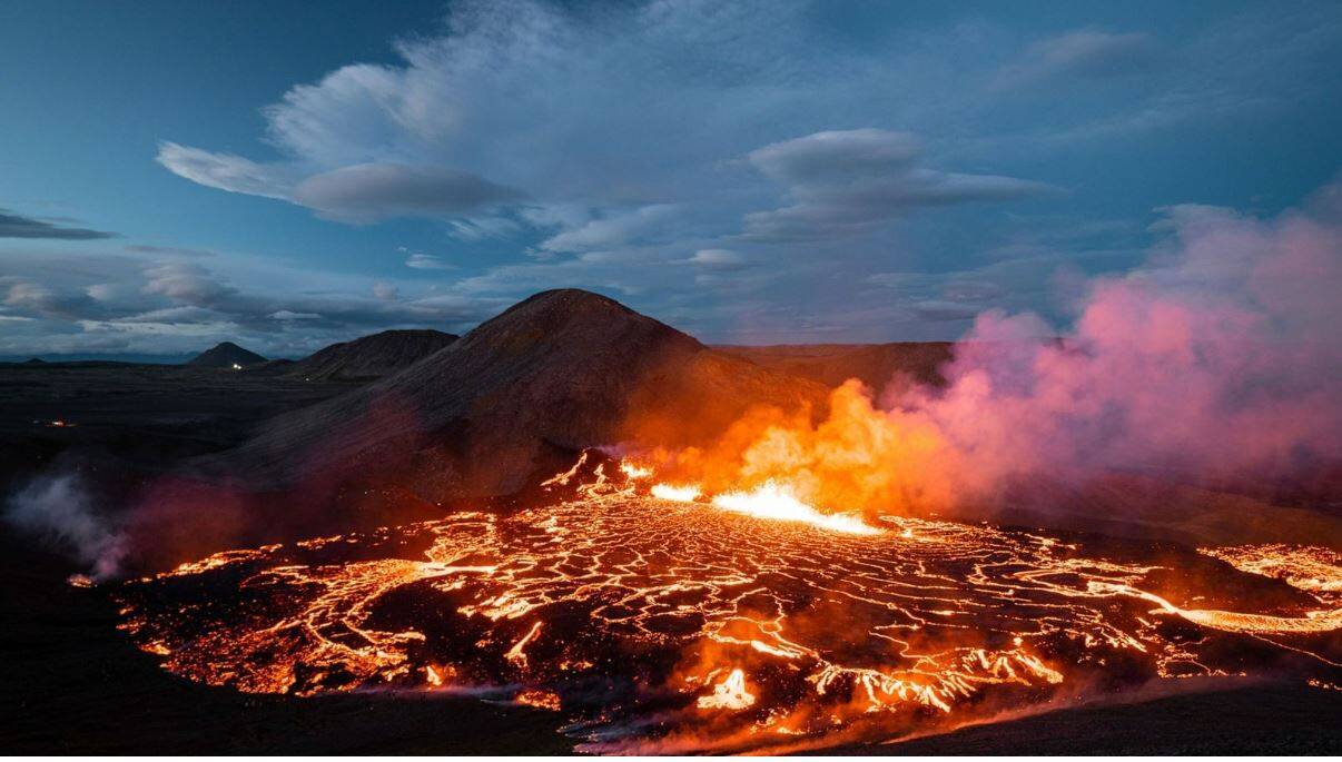 Erupción volcan Islandia