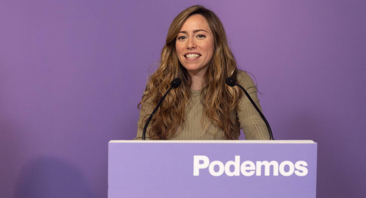 La secretaria de Acción Institucional de Podemos, María Teresa Pérez