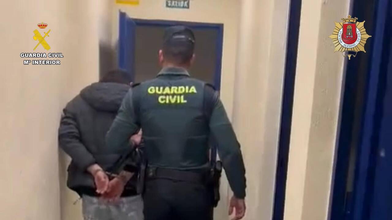 Detención llevada a cabo por la Guardia Civil. 