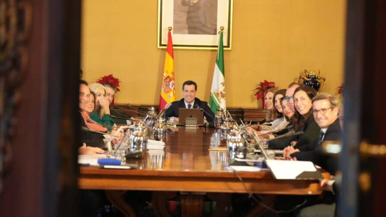 Última reunión del año del Consejo de Gobierno de la Junta de Andalucía, presidida por Juanma Moreno.