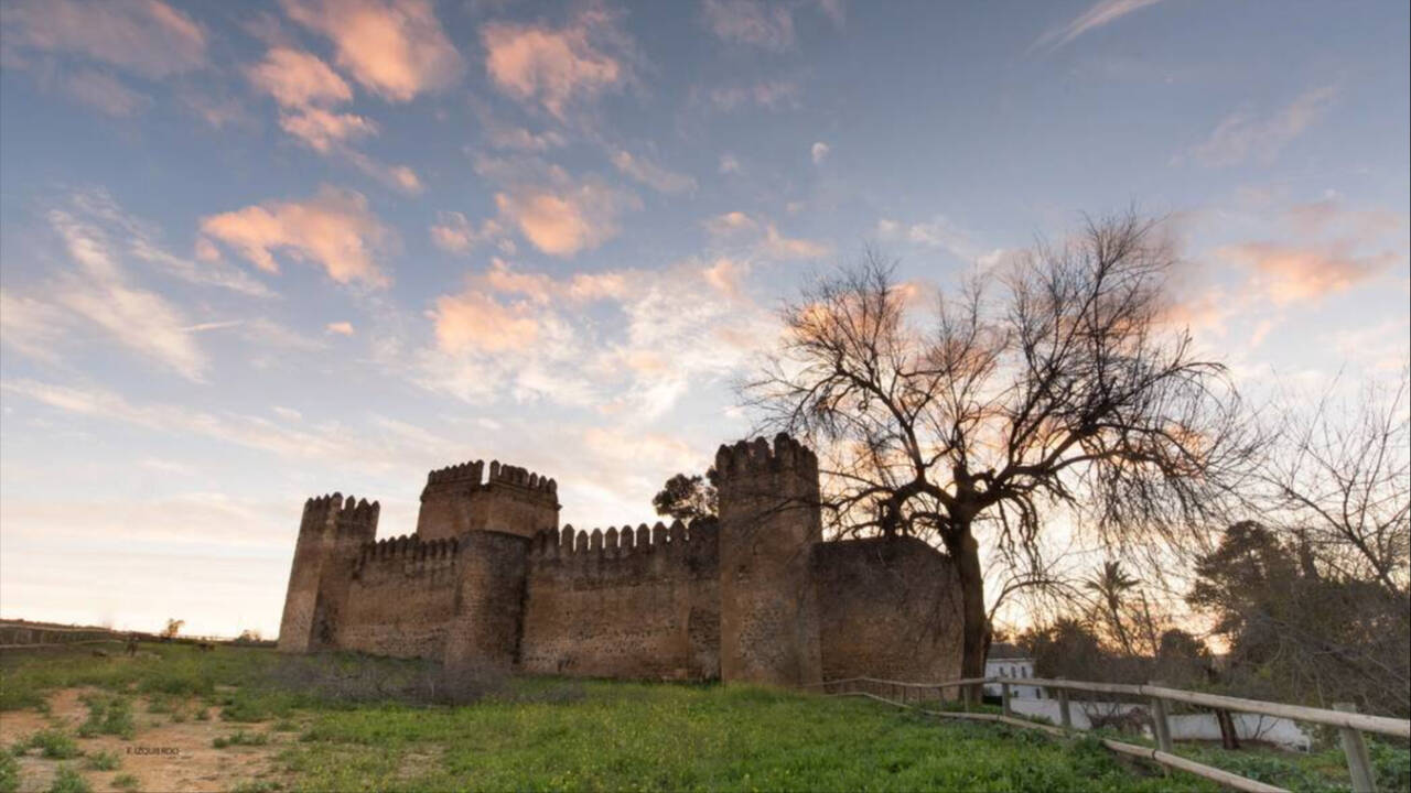 Fotografía del Castillo de las Aguzaderas, en El Coronil (Sevilla) de @Paqui_Izquierdo en la red X.