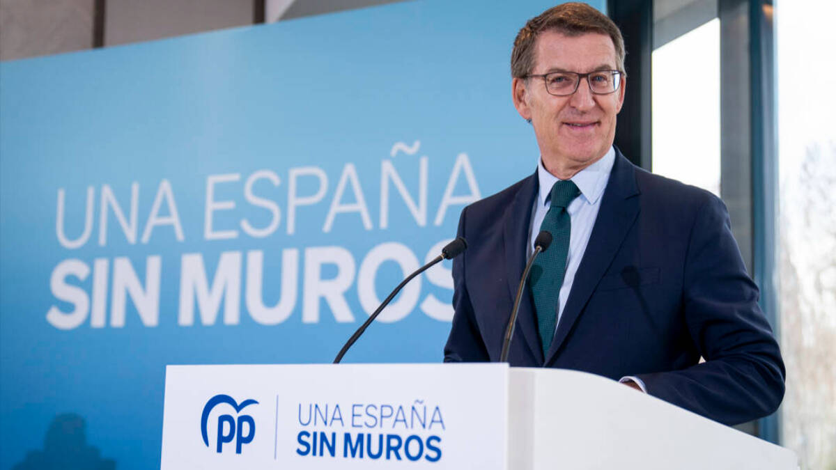 Alberto Núñez Feijóo, presidente del PP