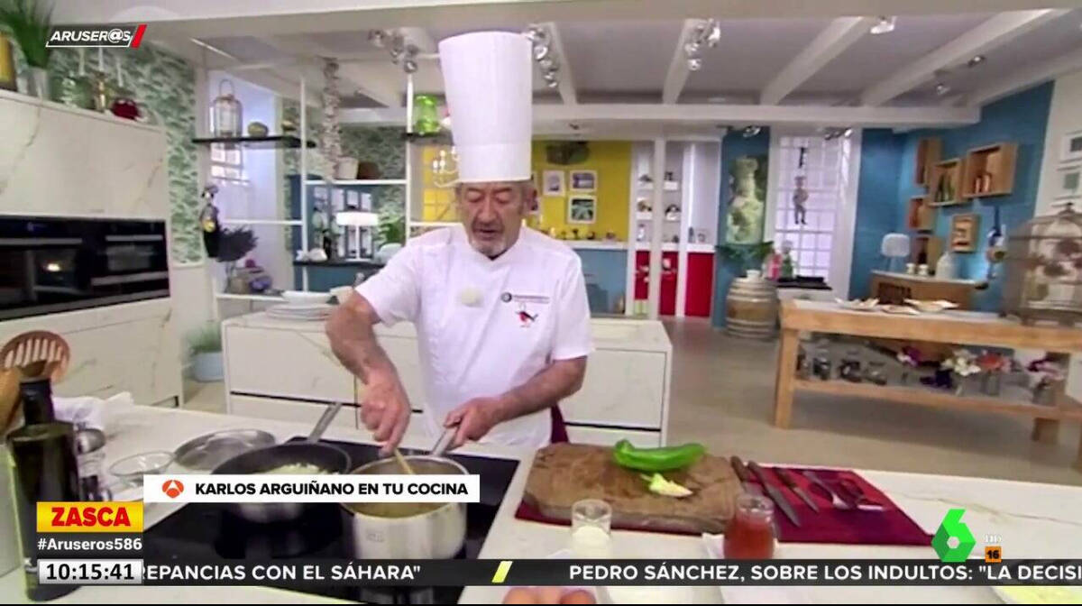 Karlos Arguiñano presenta "Cocina abierta" en Antena 3 