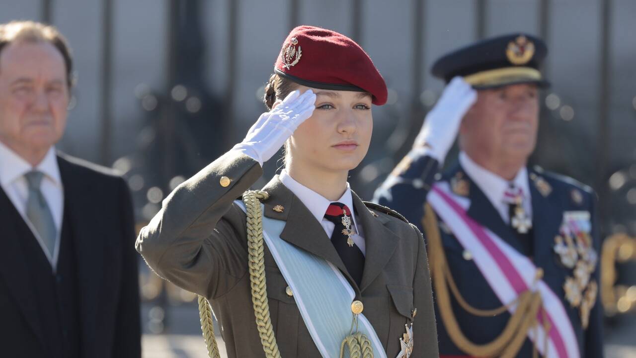 La Princesa Leonor, en la Pascua Militar.