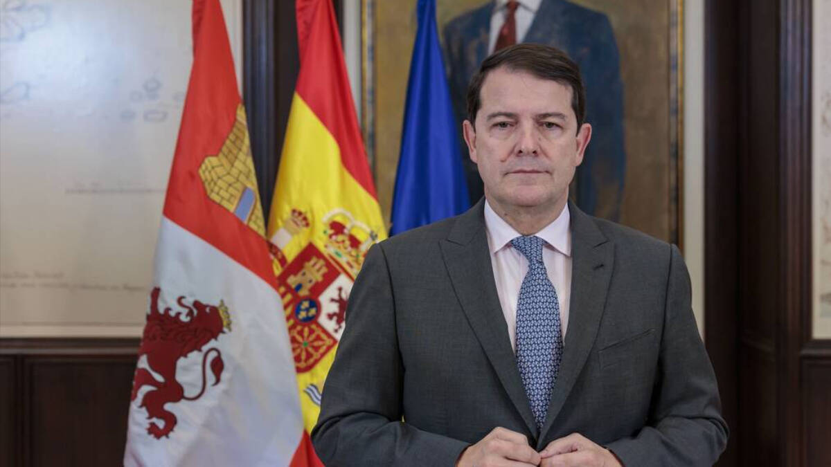El presidente de la Junta de Castilla y León, Alfonso Fernández Mañeco.