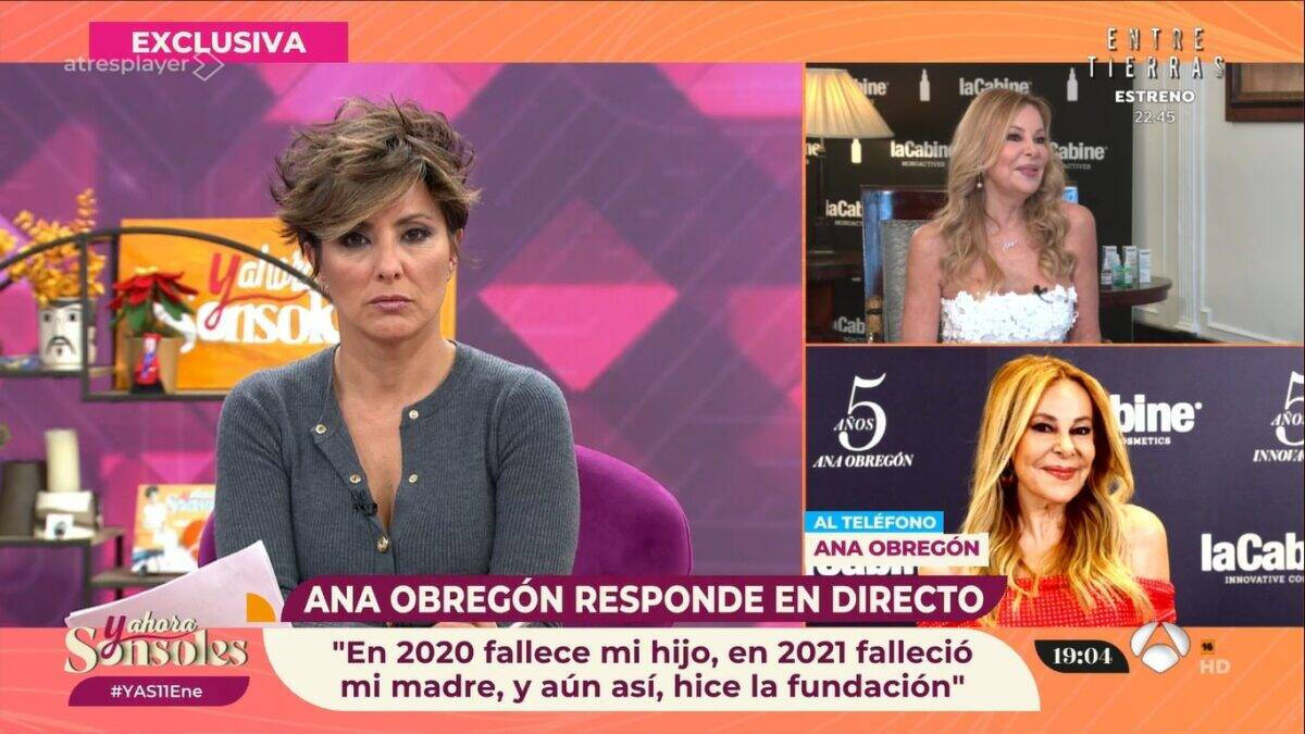 Ana Obregón dio todas las explicaciones sobre el escándalo de la Fundación de su hijo en Antena 3.