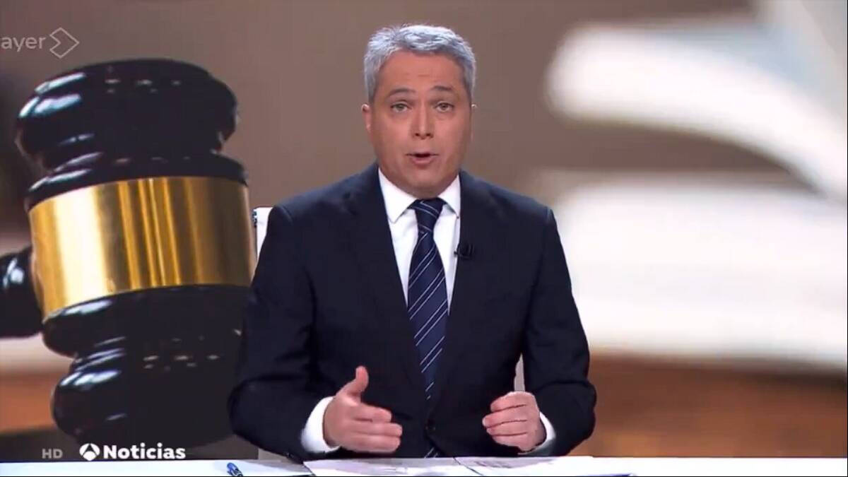 El presentador de los informativos de Antena 3, Vicente Vallés.