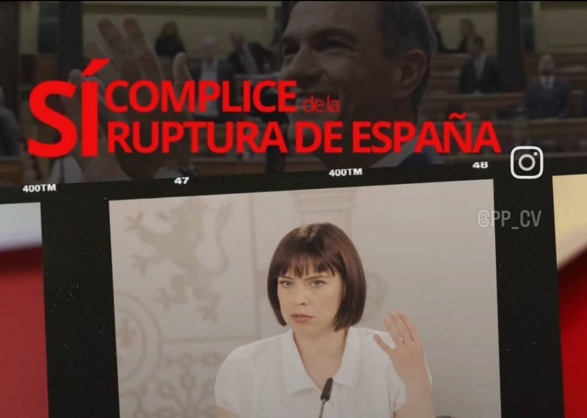 Captura del vídeo del PP.