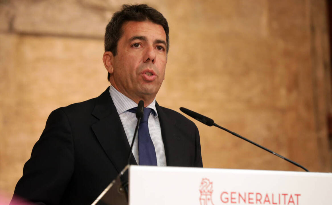El presidente de la Generalitat, Carlos Mazón