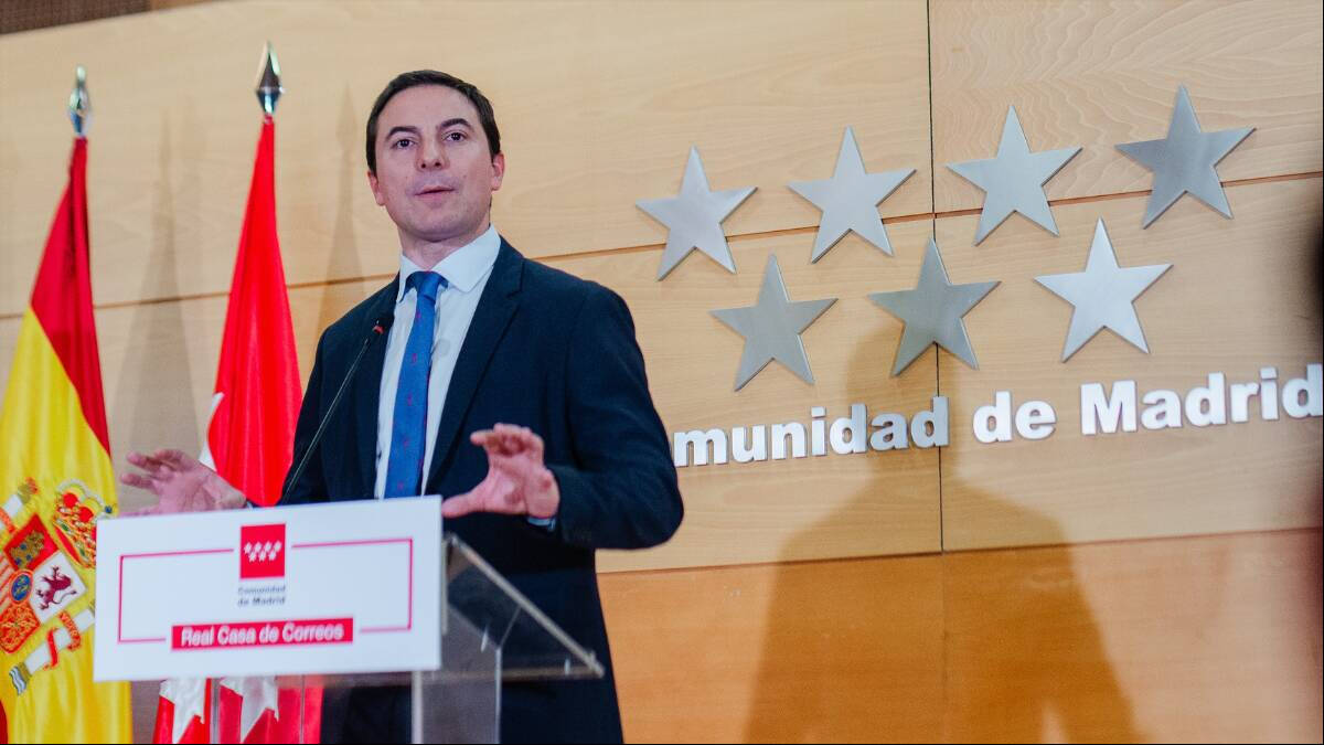 El portavoz del PSOE en la Asamblea de Madrid y Secretario General de los socialistas de la Comunidad de Madrid, Juan Lobato.