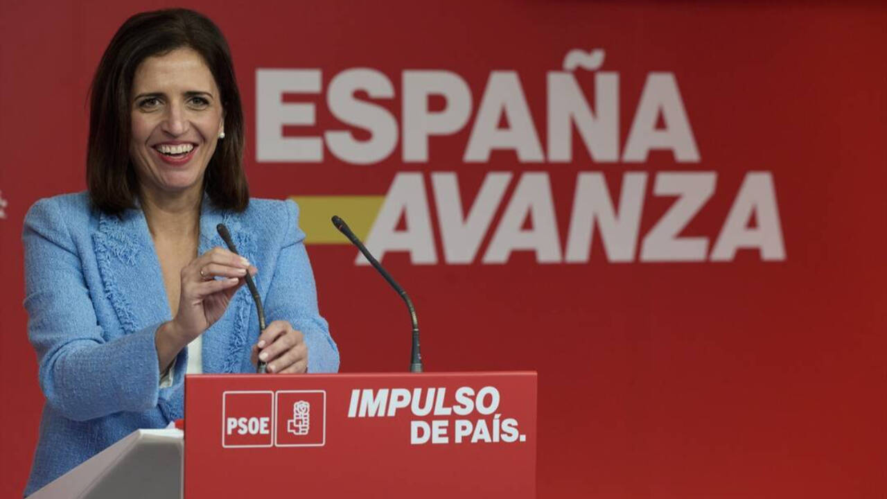 Esther Peña, la nueva portavoz del PSOE en la sede de Ferraz