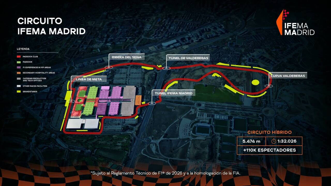 Así será el circuito donde se celebrará el GP de Madrid