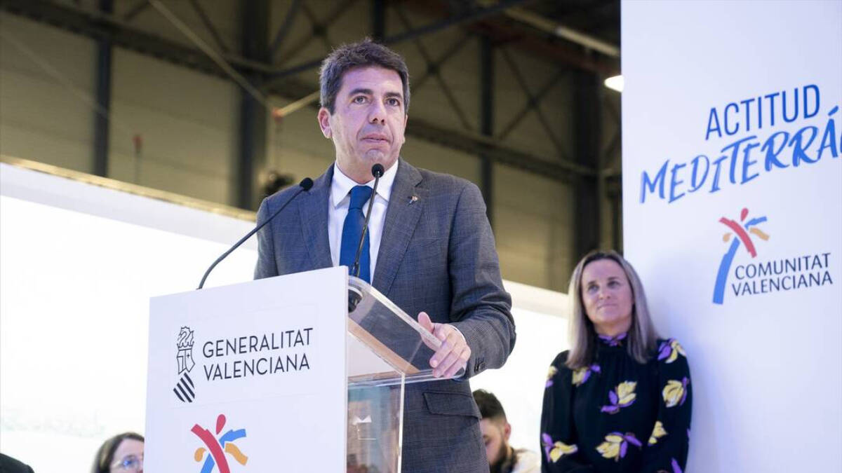 El presidente de la Generalitat, Carlos Mazón, en Fitur
