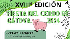 Gátova celebra su fiesta más 'guarra': XVIII Fiesta del Cerdo
