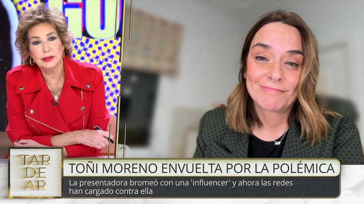 Ana Rosa Quintana conectó con Toñi Moreno en Telecinco.
