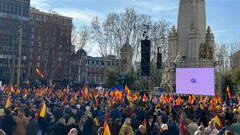 70.000 personas se congregan contra la amnistía en la Plaza de España