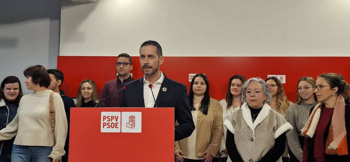 El candidato del PSPV, Carlos Bielsa.