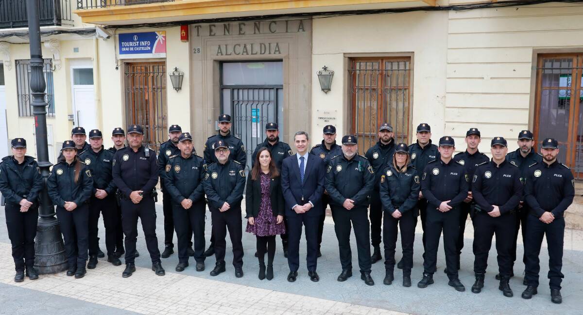 Un total de 17 nuevos agentes se incorporan a la Policía Local de Castelló para reforzar la seguridad - AYUNTAMIENTO DE CASTELLÓ