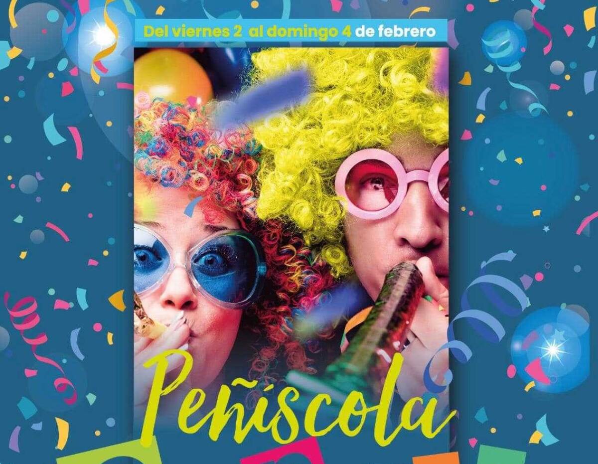 Cartel de los carnavales de Peñíscola.