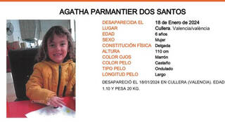 Buscan a la madre de la niña de seis años desaparecida en Cullera