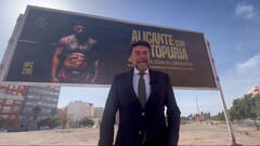 Alicante se vuelca con Topuria: Pantalla gigante y vallas publicitarias