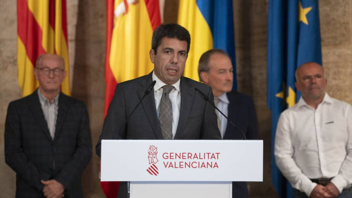 El presiente de la Generalitat, Carlos Mazón.