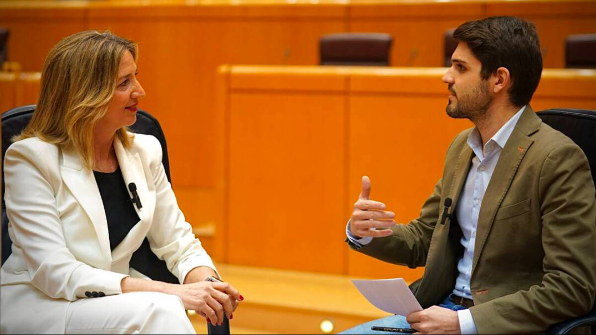 Alicia García, portavoz del PP en el Senado, en entrevista con ESdiario.com