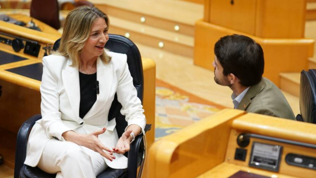 Alicia García, portavoz del PP en el Senado, en entrevista con ESdiario