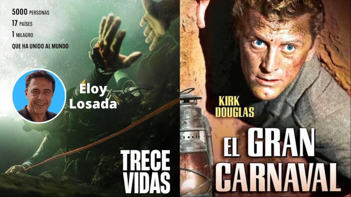 Carteles de 'Trece vidas' y 'El Gran Carnaval'.