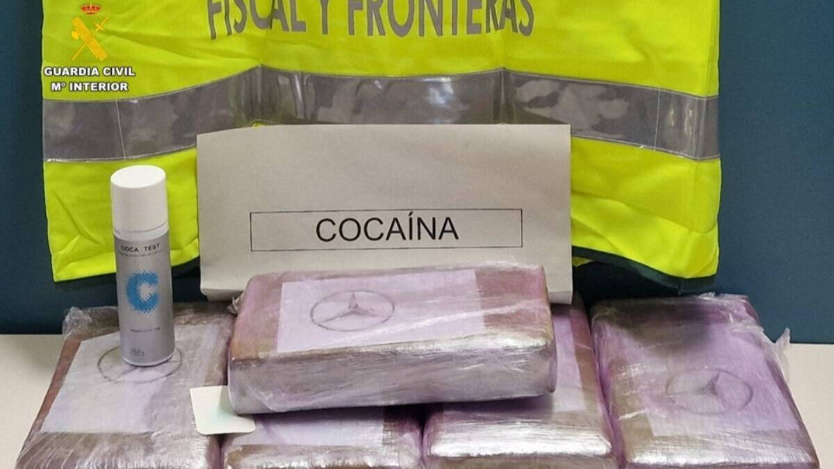 Más de 5kg de cocaína intervenidos