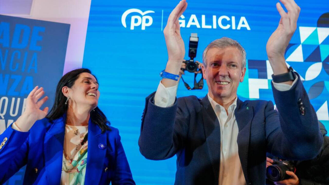El ganador de las elecciones del 18F en Galicia, Alfonso Rueda