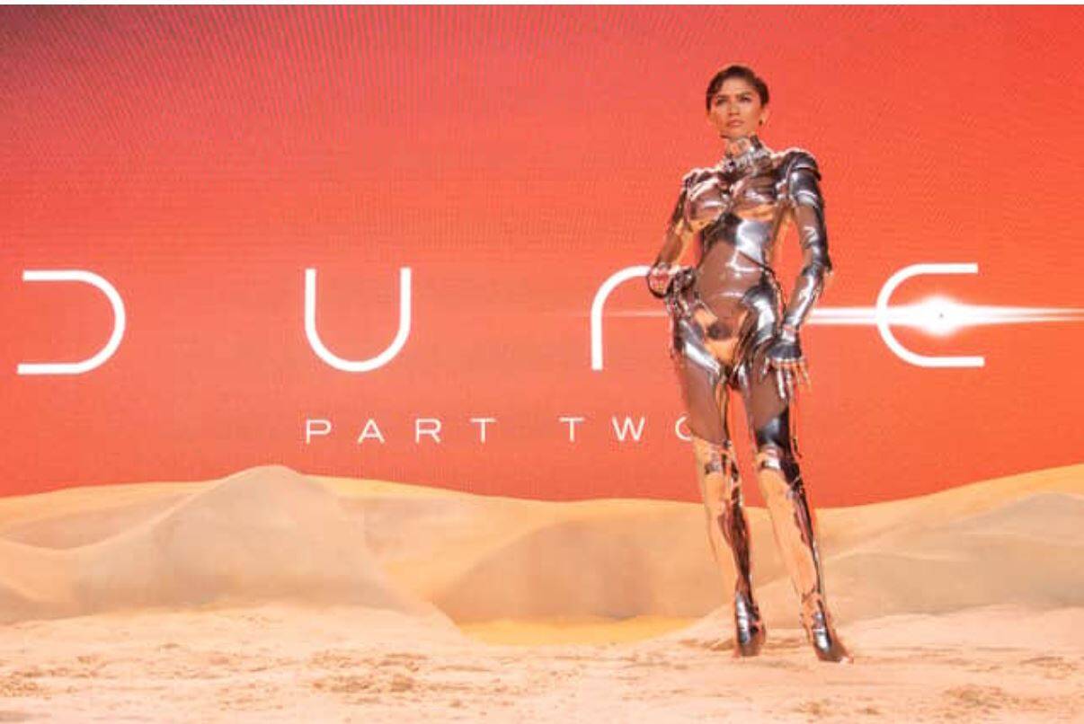 Zendaya en la premiere de Dune: parte 2