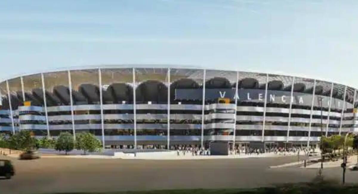 Último proyecto de nou Mestalla presentado por el Valencia C.F 
