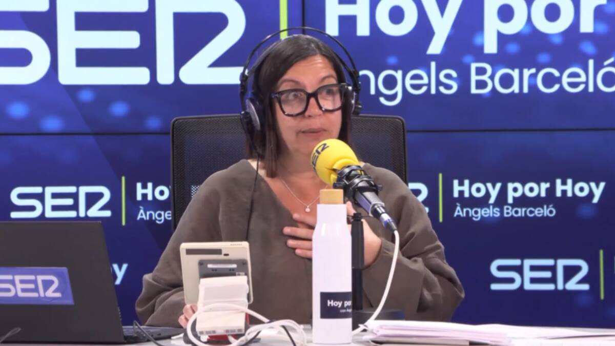 La presentadora de 'Hoy por hoy' en la Cadena SER, Àngels Barceló.