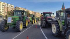 La tractorada invade el puerto de Valencia pese a las 