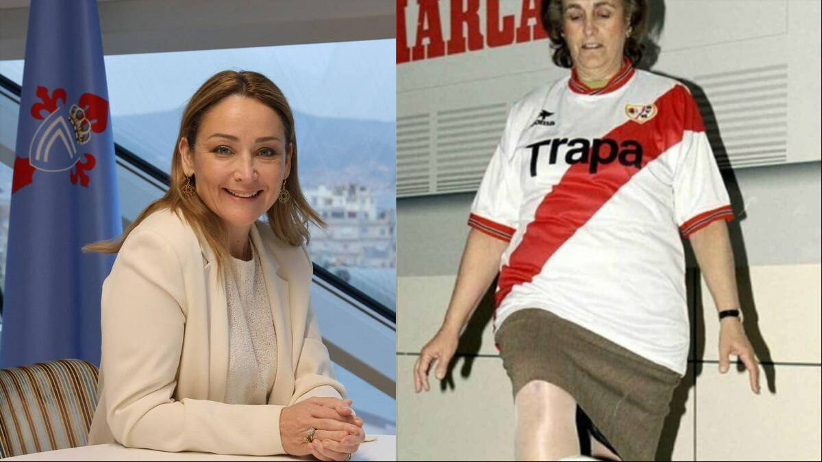 La presidenta del Celta, Marián Mouriño (izq.) y María Teresa Rivero (der.), presidenta del Rayo Vallecano durante 17 años.