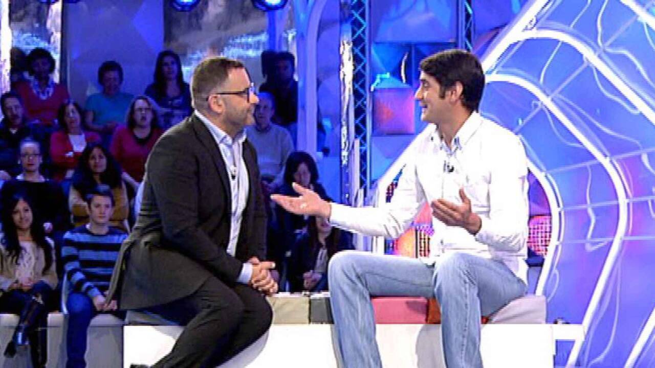 Jorge Javier Vázquez y Jesulín de Ubrique, en un programa de Telecinco.
