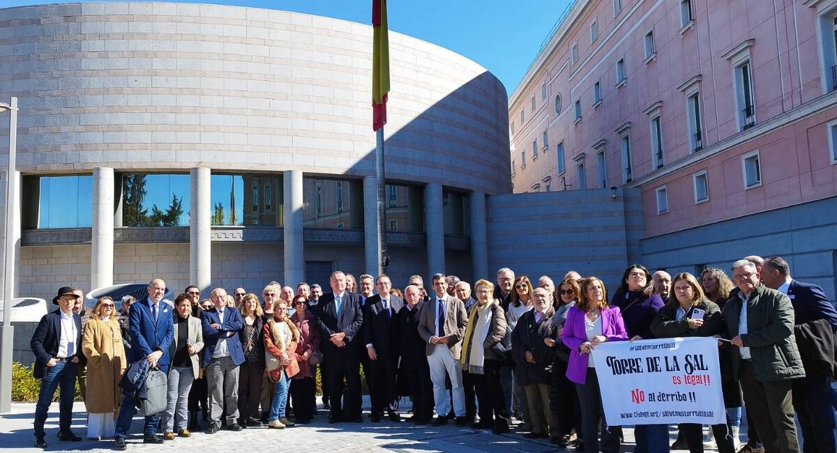 Autoridades y vecinos de Castellón hoy en el Senado