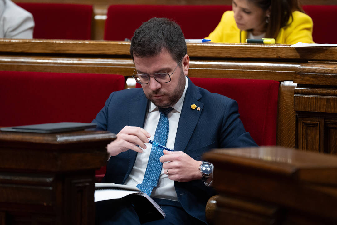 Aragonés, este miércoles en el Pleno de presupuestos.