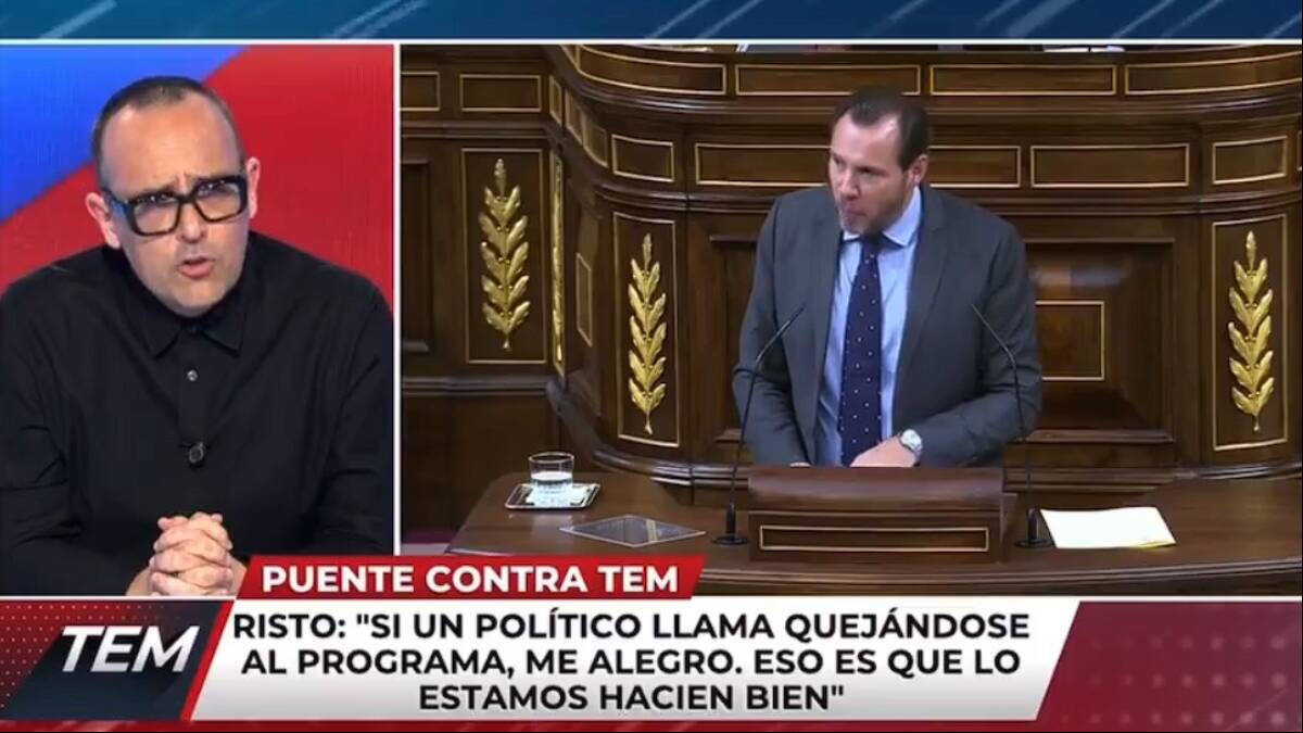 Risto Mejide, presentador de 'Todo es mentira' en Cuatro, ha respondido a los ataques del ministro Óscar Puente hacia su programa.