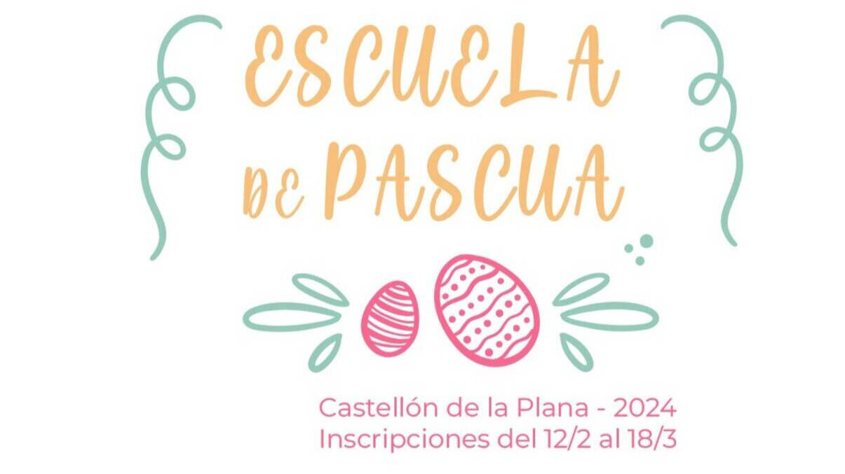 Cartel escuelas municipales de Castellón