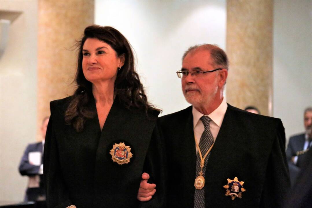 La fiscal jefe de Madrid, Pilar Rodríguez, junto al exministro de Zapatero, Mariano Fernández Bermejo.