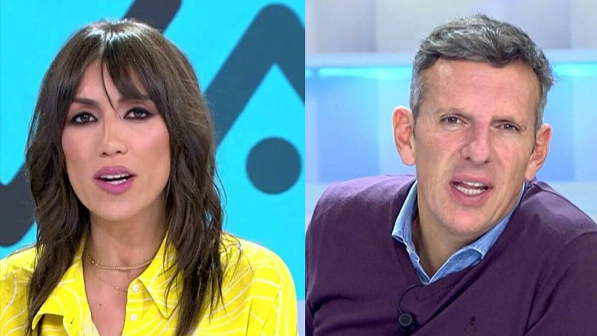 Patricia Pardo y Joaquín Prat se apuesta 1000 euros en directo en Telecinco.