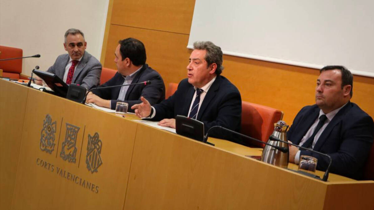 Los portavoces de PP y Vox en las Cortes Valencianas